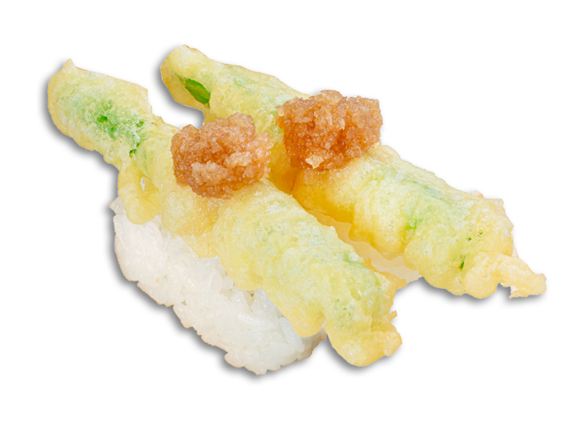 熊本八代産 ヤツシロミズタFarm くまのきらめき アスパラガスの天ぷら