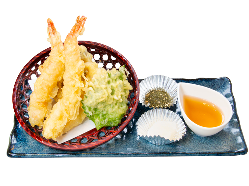 えびときのこの天ぷら旬味盛